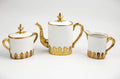 Antique Limoges Coffee Set: Ahrenfeldt & Asalvary French Porcelain, c.1895