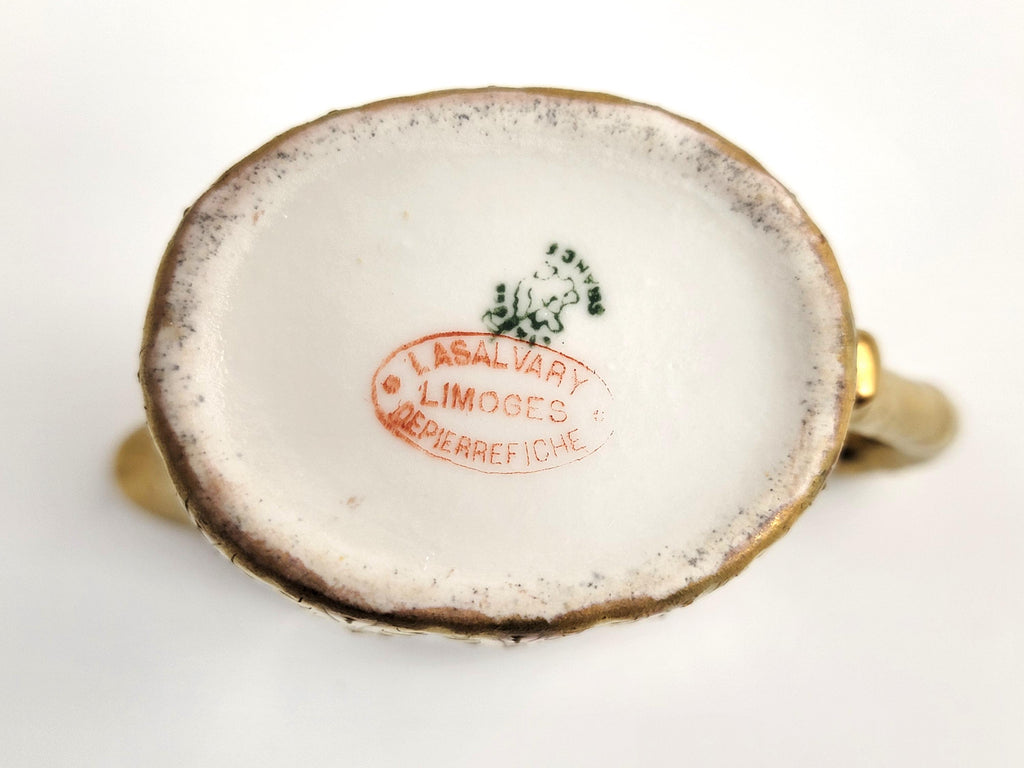 Antique Limoges Coffee Set: Ahrenfeldt & Asalvary French Porcelain, c.1895