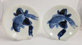 Pair of Japanese Arita Blue & White ‘Twin Koi’ Dishes, Meiji Era, Fuku Mark