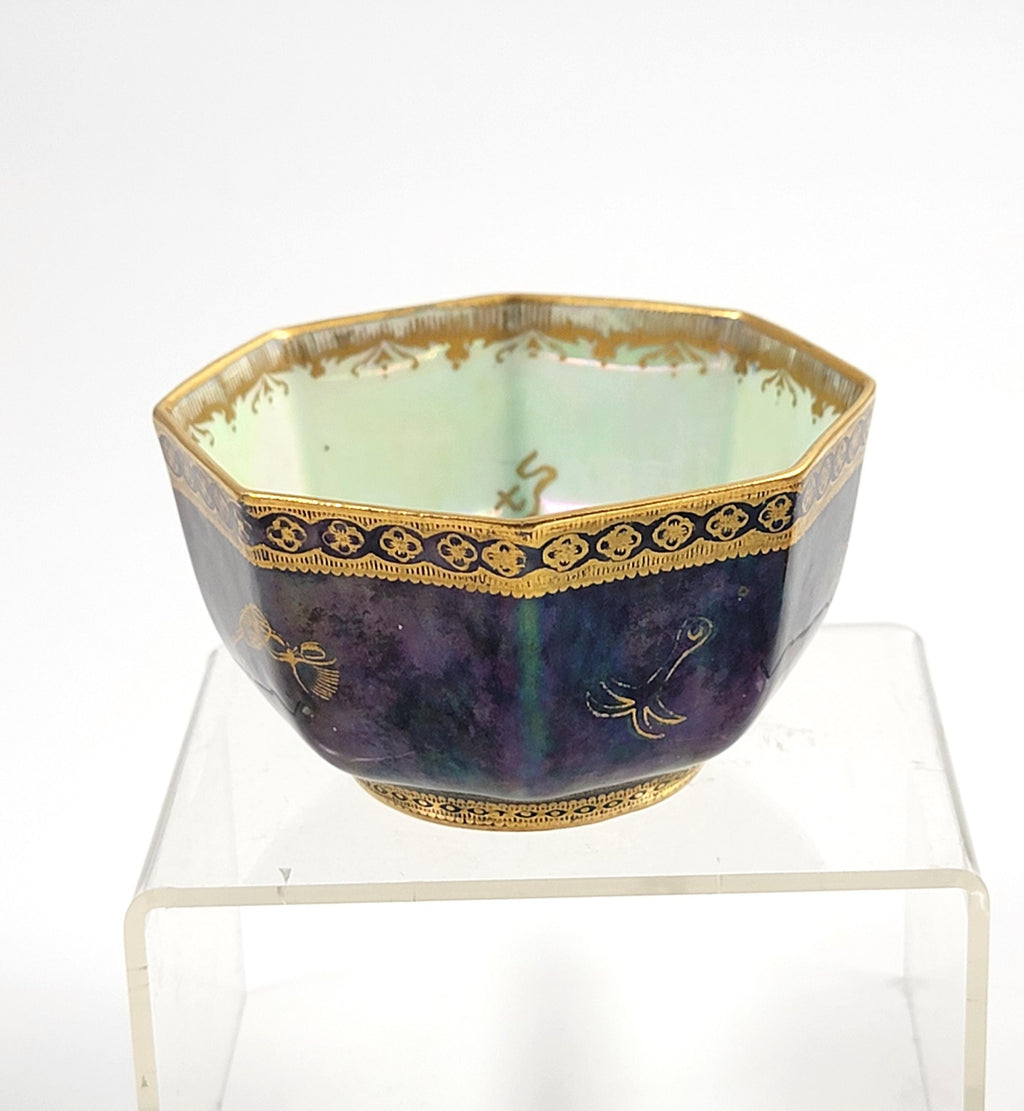Rare Wedgwood Fairyland Lustre Octagonal Bowl by Daisy Makeig-Jones, c.1915