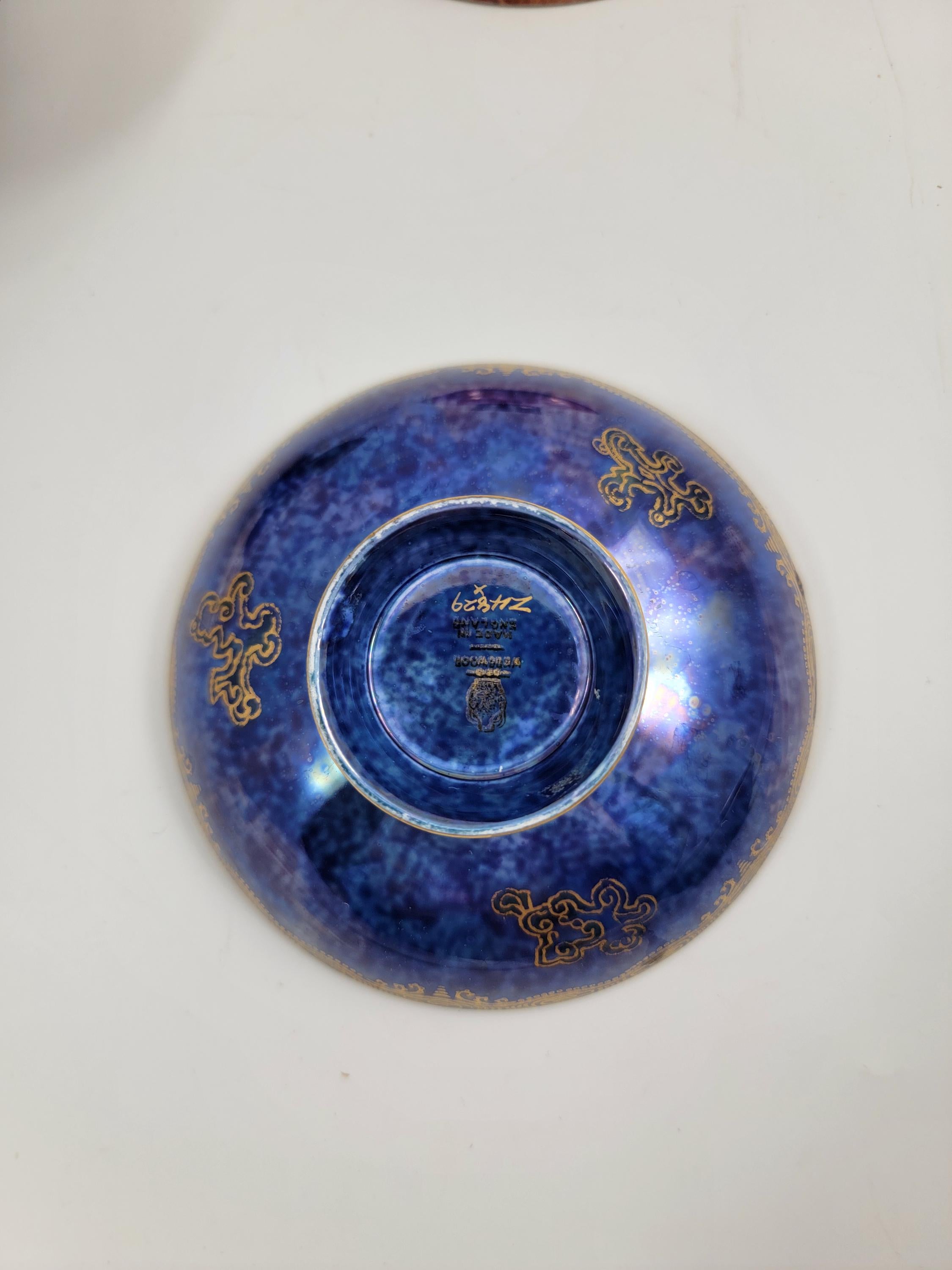 Rare Wedgwood Lustre Set of Three Miniature Bowls, Daisy Makeig-Jones, c.1915