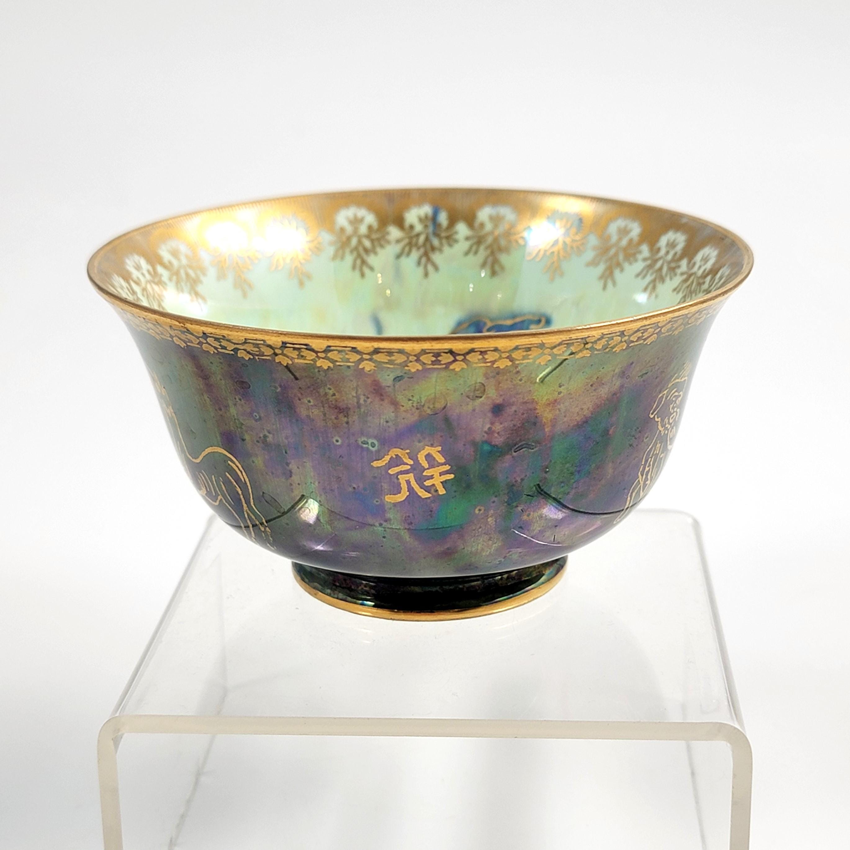 Daisy Makeig-Jones Wedgwood, Lustre Bowl, Coiling Dragon, c.1915