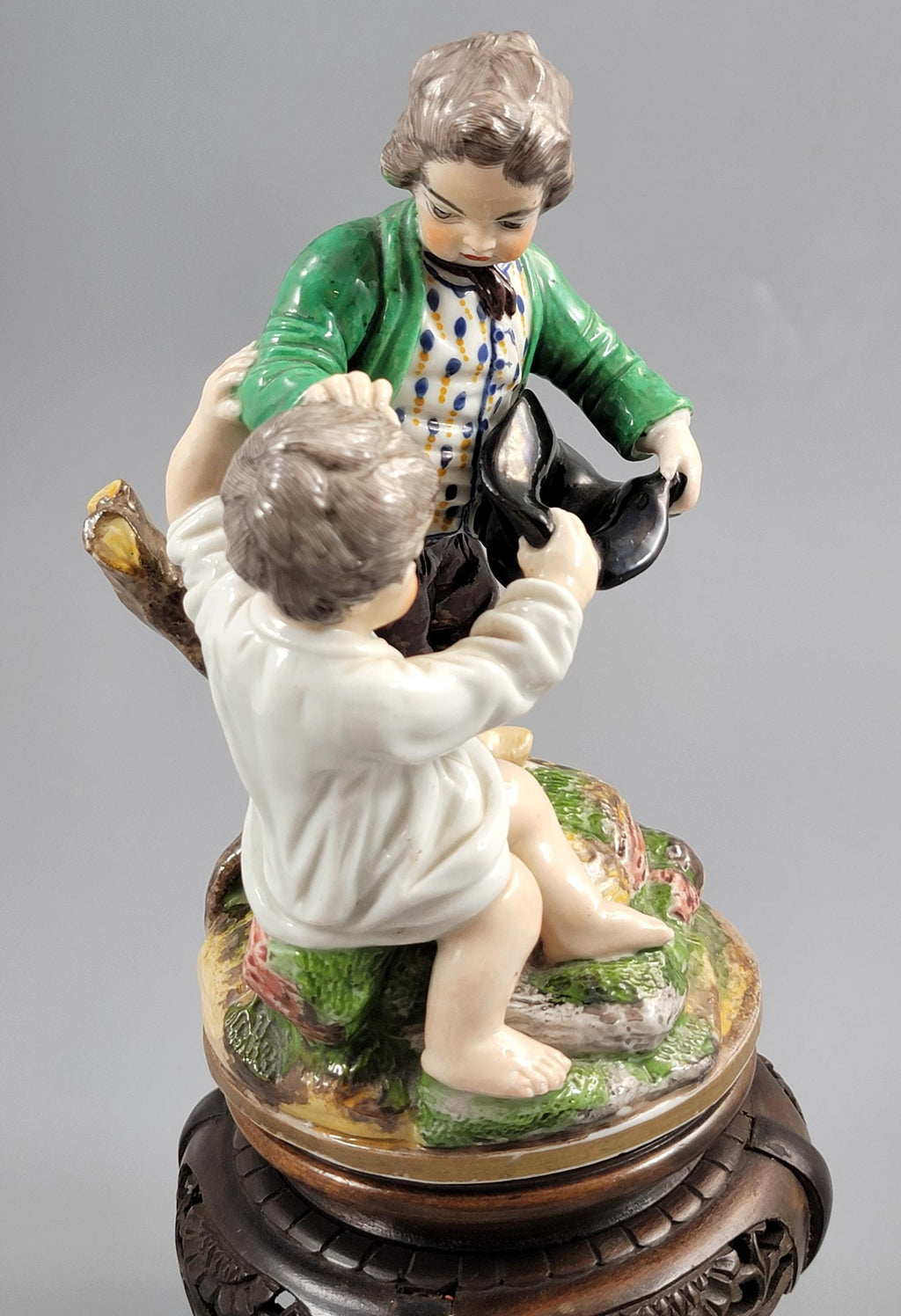 Niderviller Porcelain Group “Fighting Boys”, c.1815
