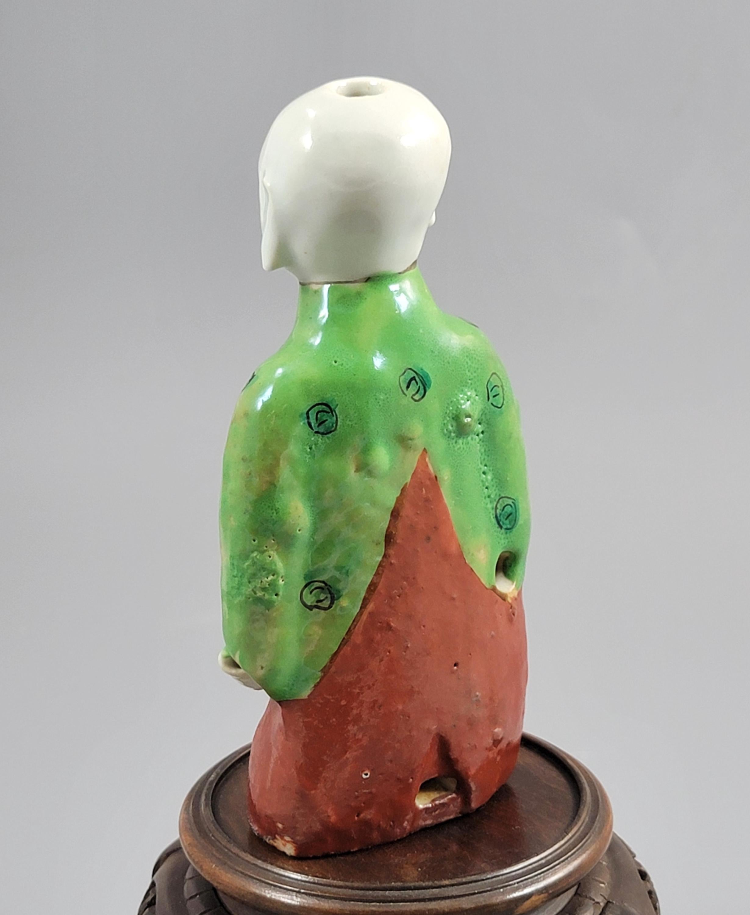 Chinese Laughing Boy Incense Holder, c.1880