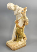 Royal Worcester “The Bather Surprised” Porcelain Figure, Shot Enamel Finish, 1906