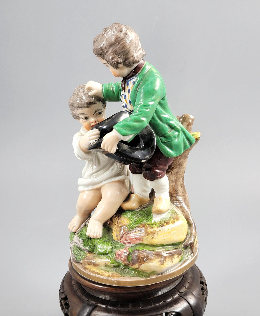 Niderviller Porcelain Group “Fighting Boys”, c.1815