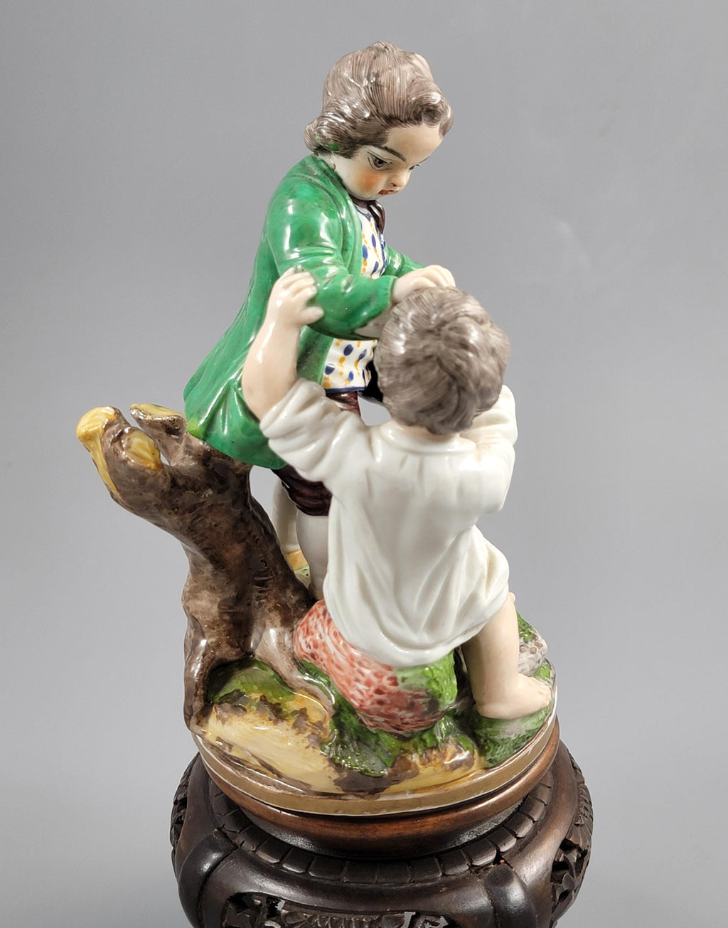 Niderviller Porcelain Group “Fighting Boys”, c.1815