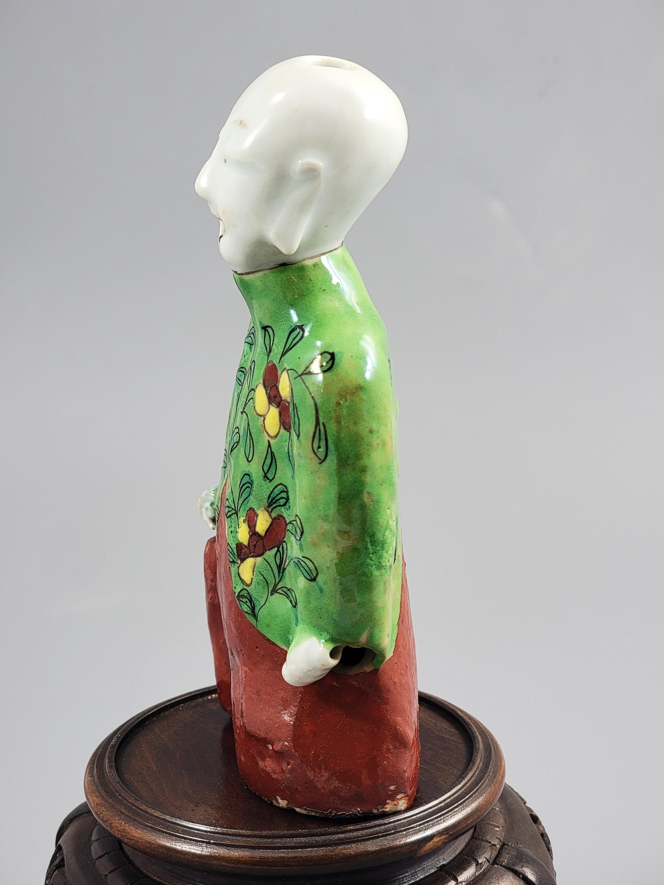 Chinese Laughing Boy Incense Holder, c.1880