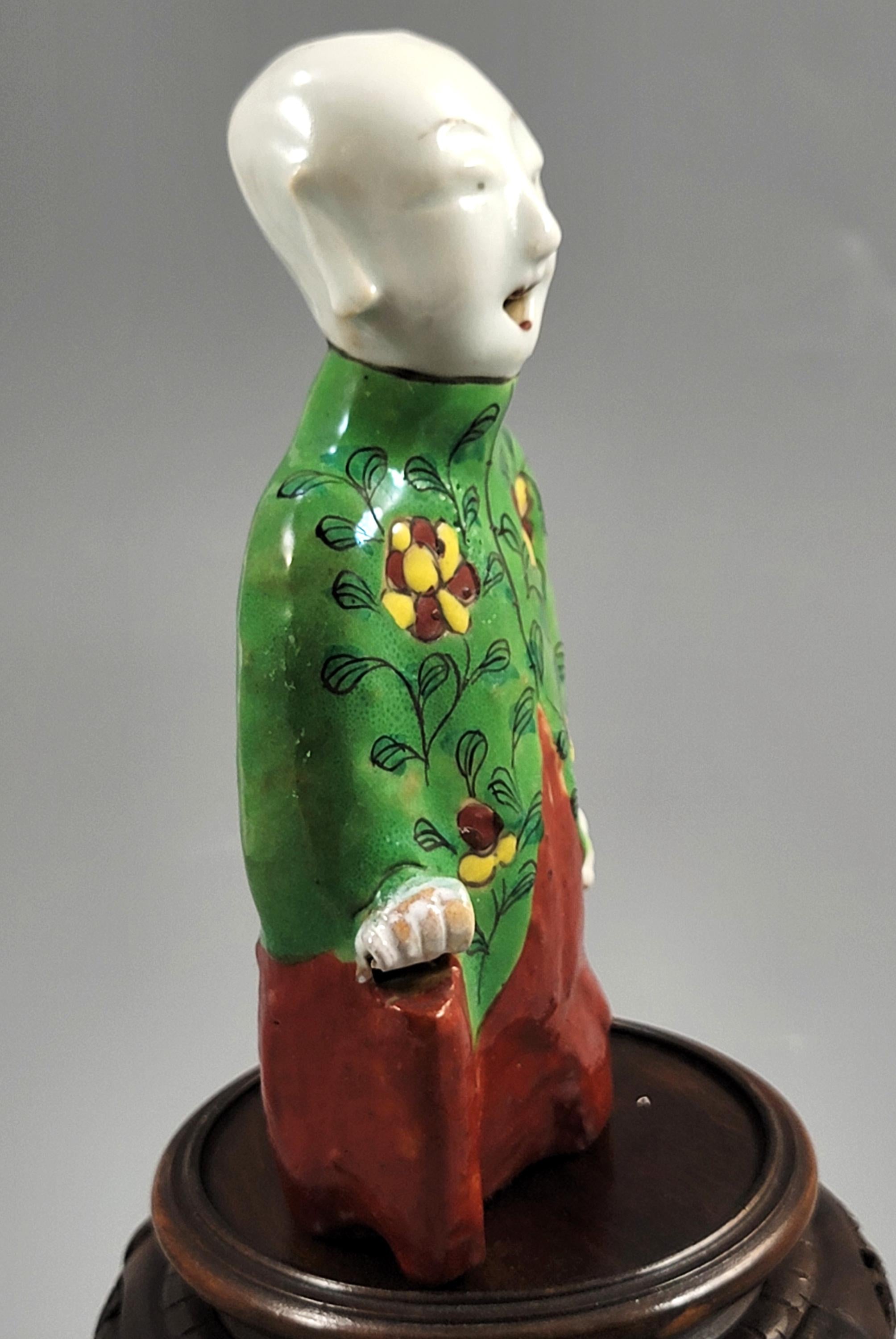 Chinese Laughing Boy Incense Holder, c.1880
