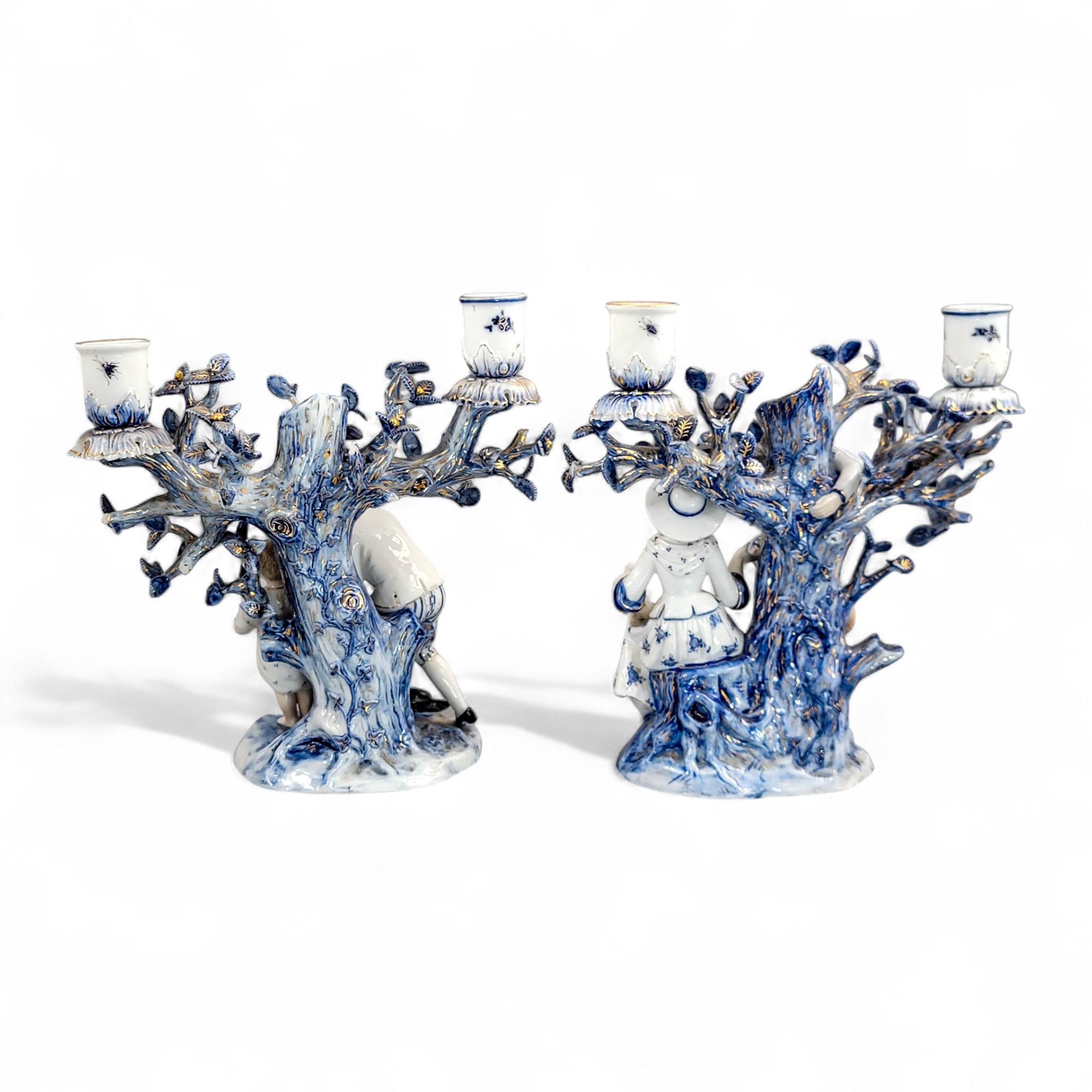 Ernst Bohne & Söhne, Rudolstadt — Pair of Figural Candelabra, c. 1878