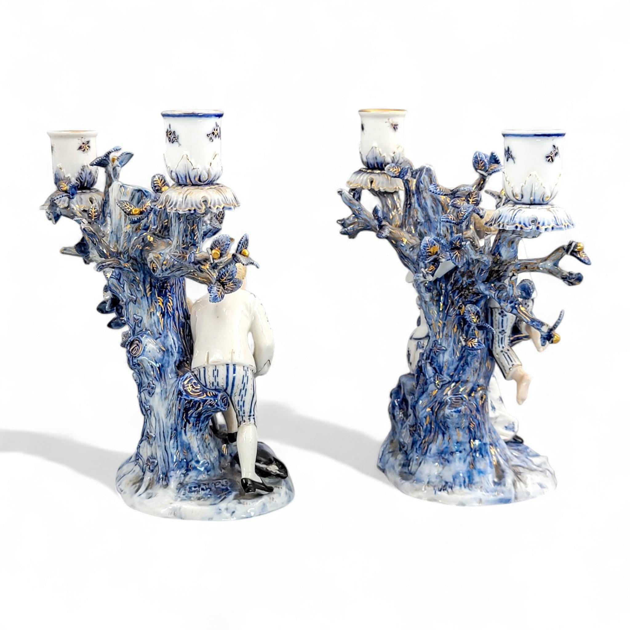 Ernst Bohne & Söhne, Rudolstadt — Pair of Figural Candelabra, c. 1878