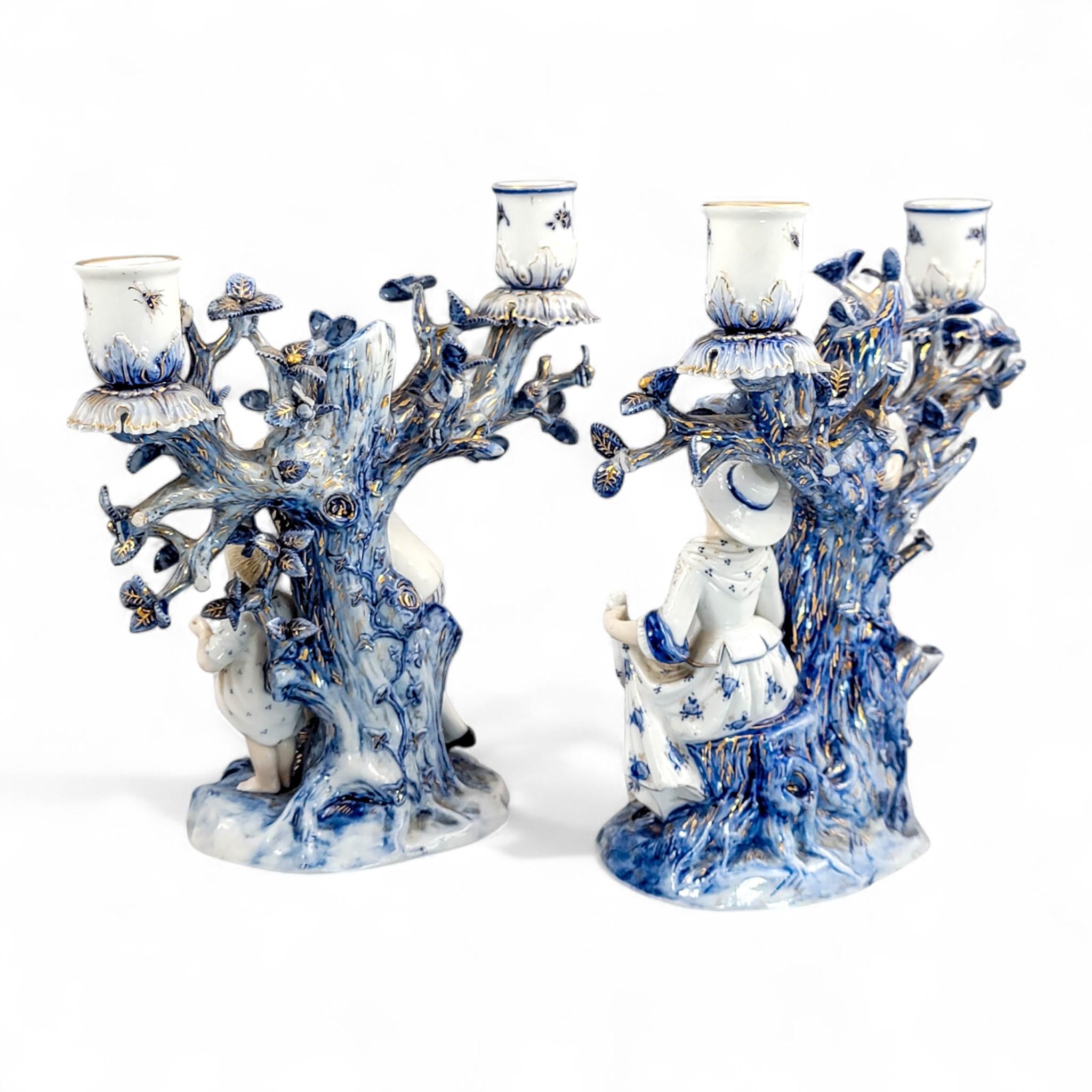 Ernst Bohne & Söhne, Rudolstadt — Pair of Figural Candelabra, c. 1878