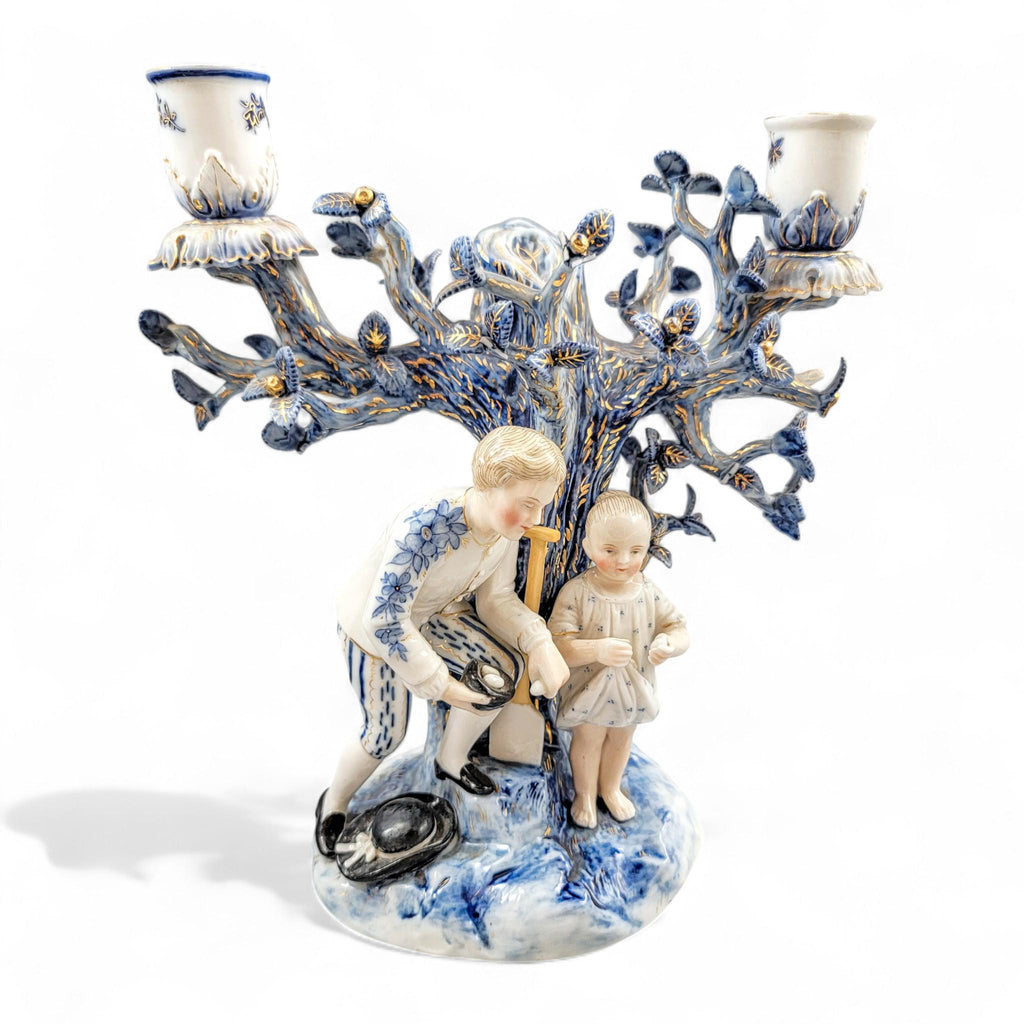 Ernst Bohne & Söhne, Rudolstadt — Pair of Figural Candelabra, c. 1878