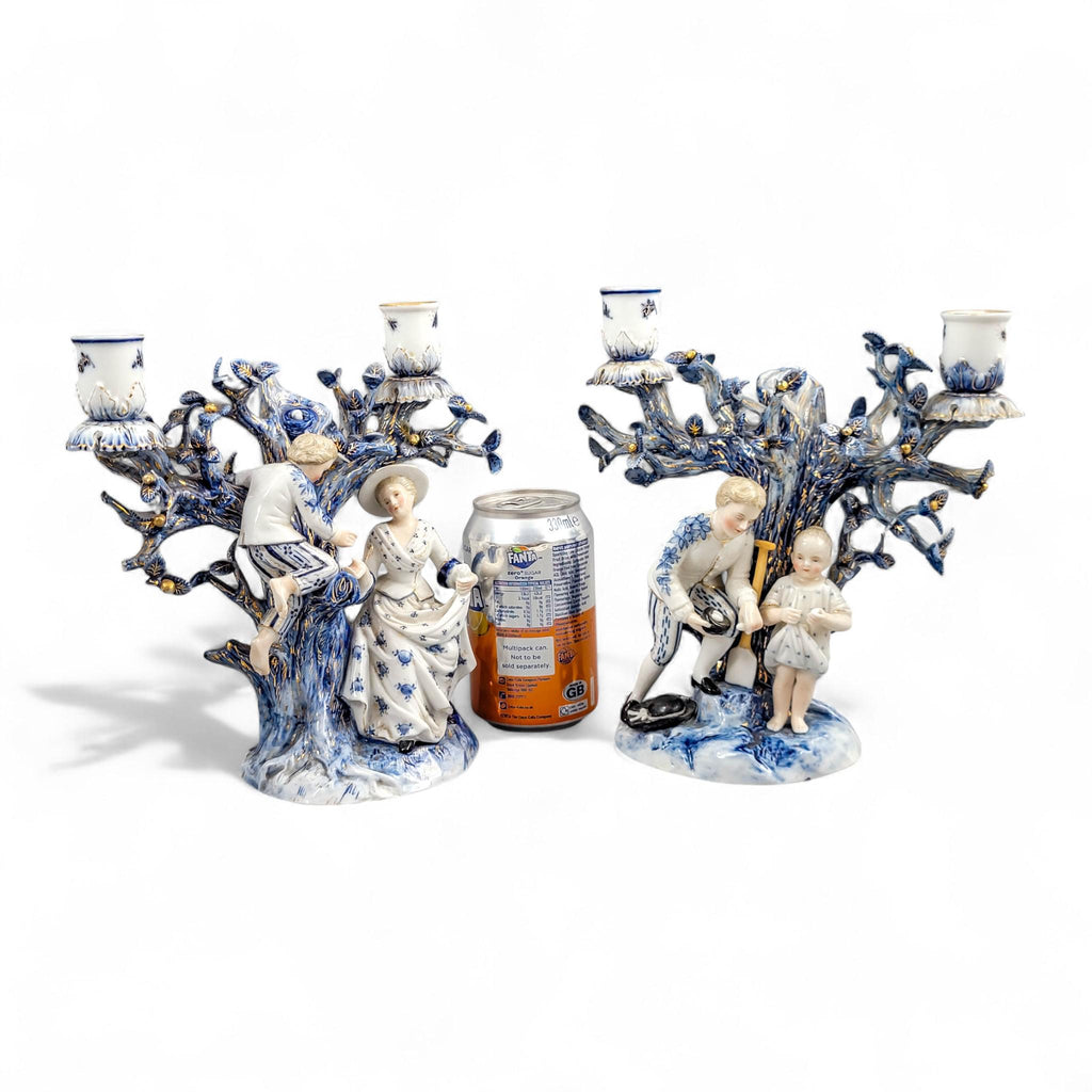 Ernst Bohne & Söhne, Rudolstadt — Pair of Figural Candelabra, c. 1878