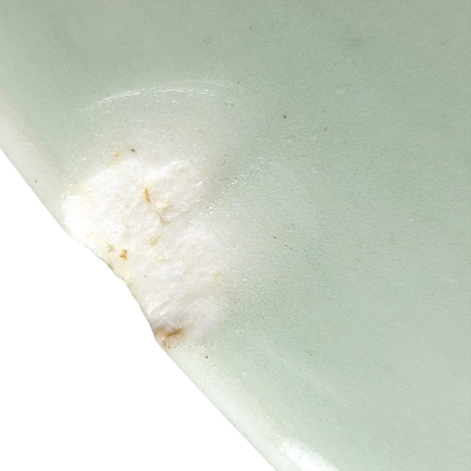 Late Yuan Longquan Celadon Dish, Chinese 14thC Molded Scroll, Ø34 cm