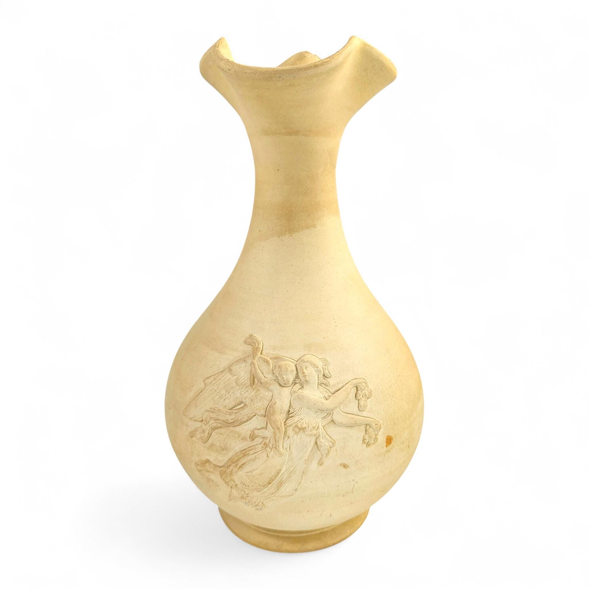 P. Ipsens Enke “Angel of the Night” Neoclassical Bisque Vase, c. 1880–1900
