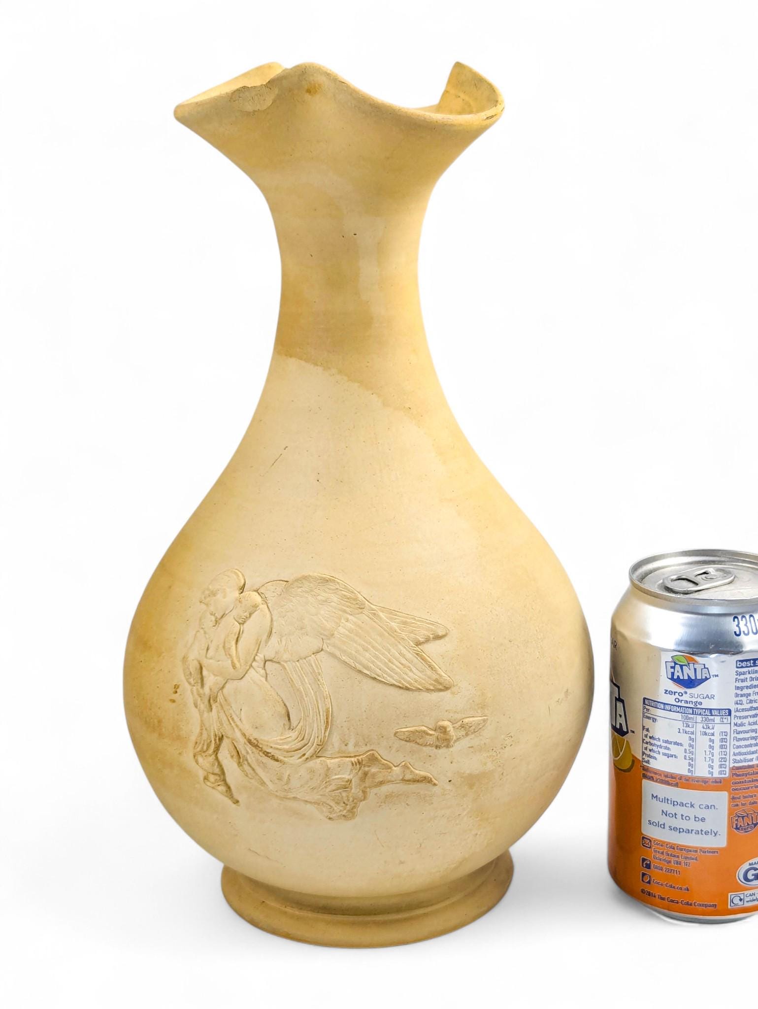 P. Ipsens Enke “Angel of the Night” Neoclassical Bisque Vase, c. 1880–1900