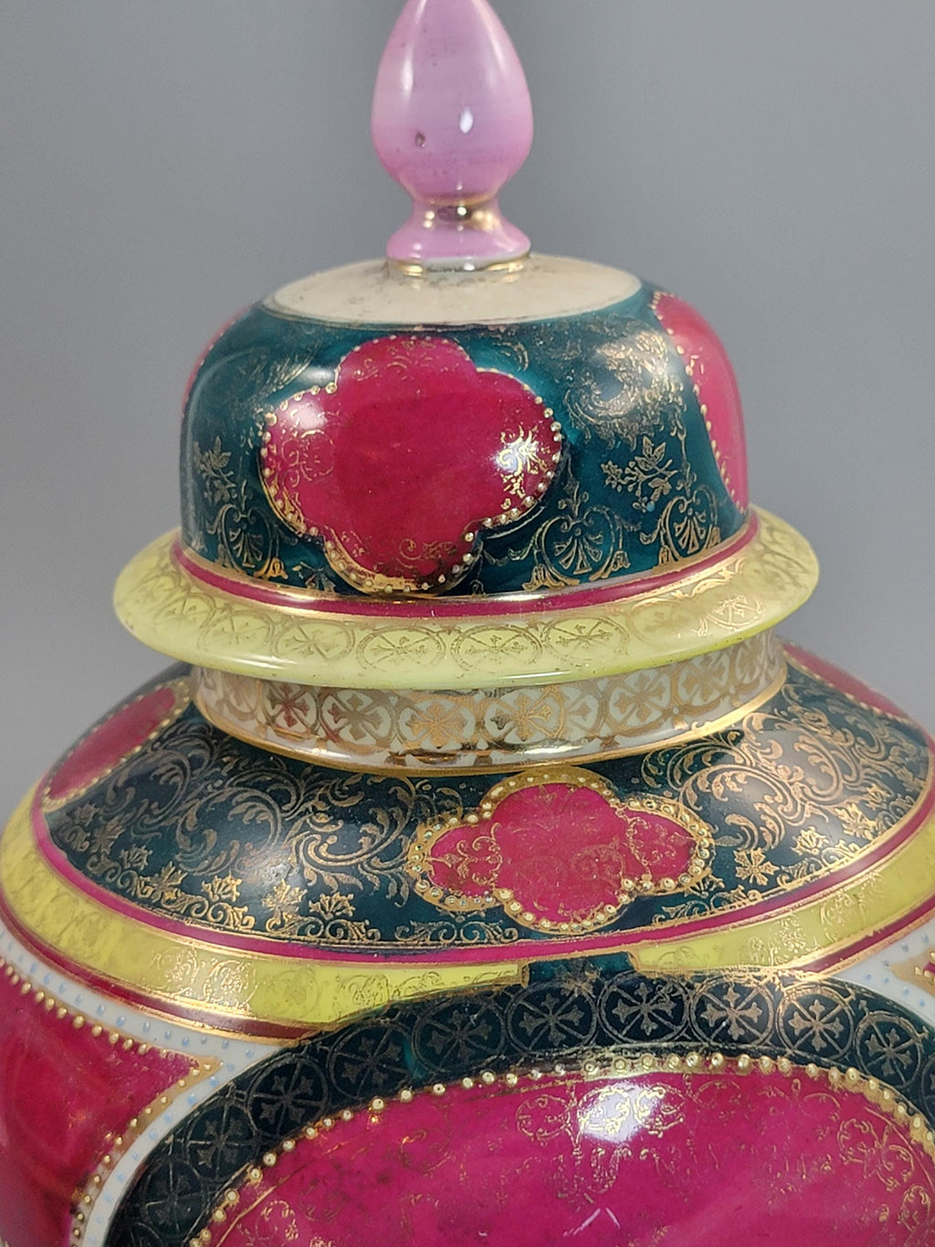 Royal Vienna-Style Pair of Porcelain Covered Vases, c.1880