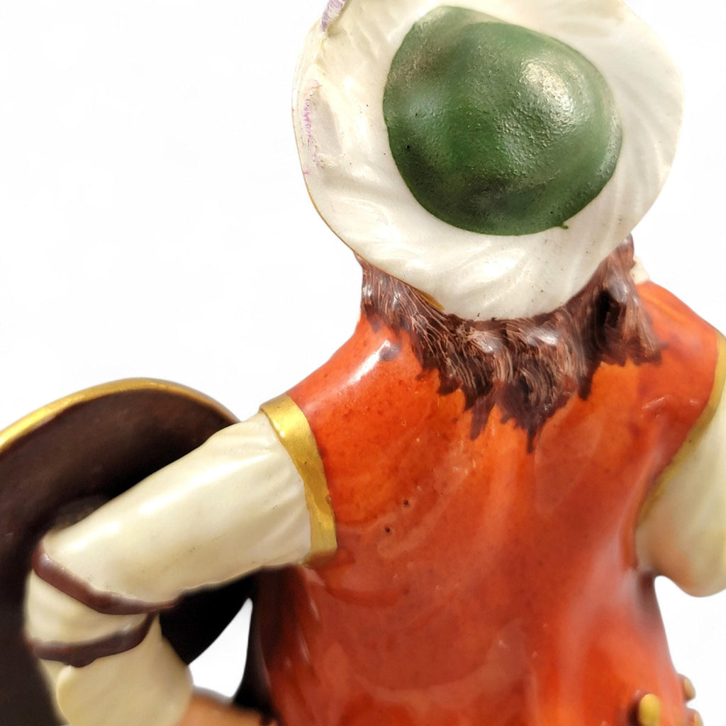 Rare Derby porcelain figurine of James Quin as Sir John Falstaff, 18th century