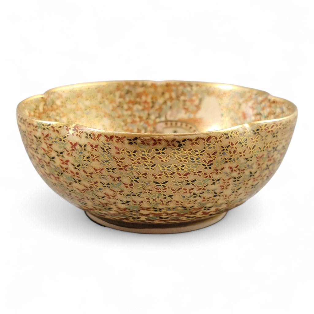 Meiji Satsuma “Thousand Butterflies” Bowl by Hododa, Yokohama, c. 1895–1910
