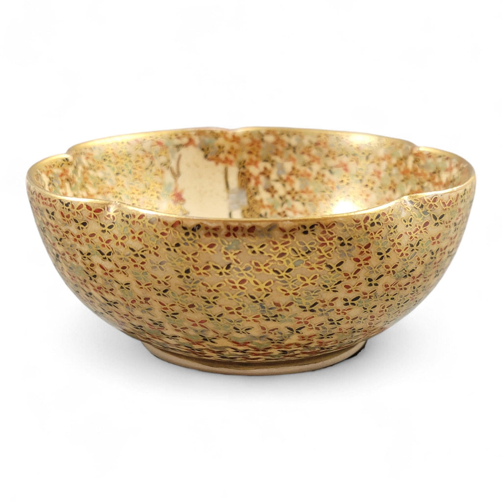Meiji Satsuma “Thousand Butterflies” Bowl by Hododa, Yokohama, c. 1895–1910