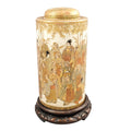 Meiji Japanese Satsuma Jar, Tokyo Taizan, Gold Rakan, c.1890