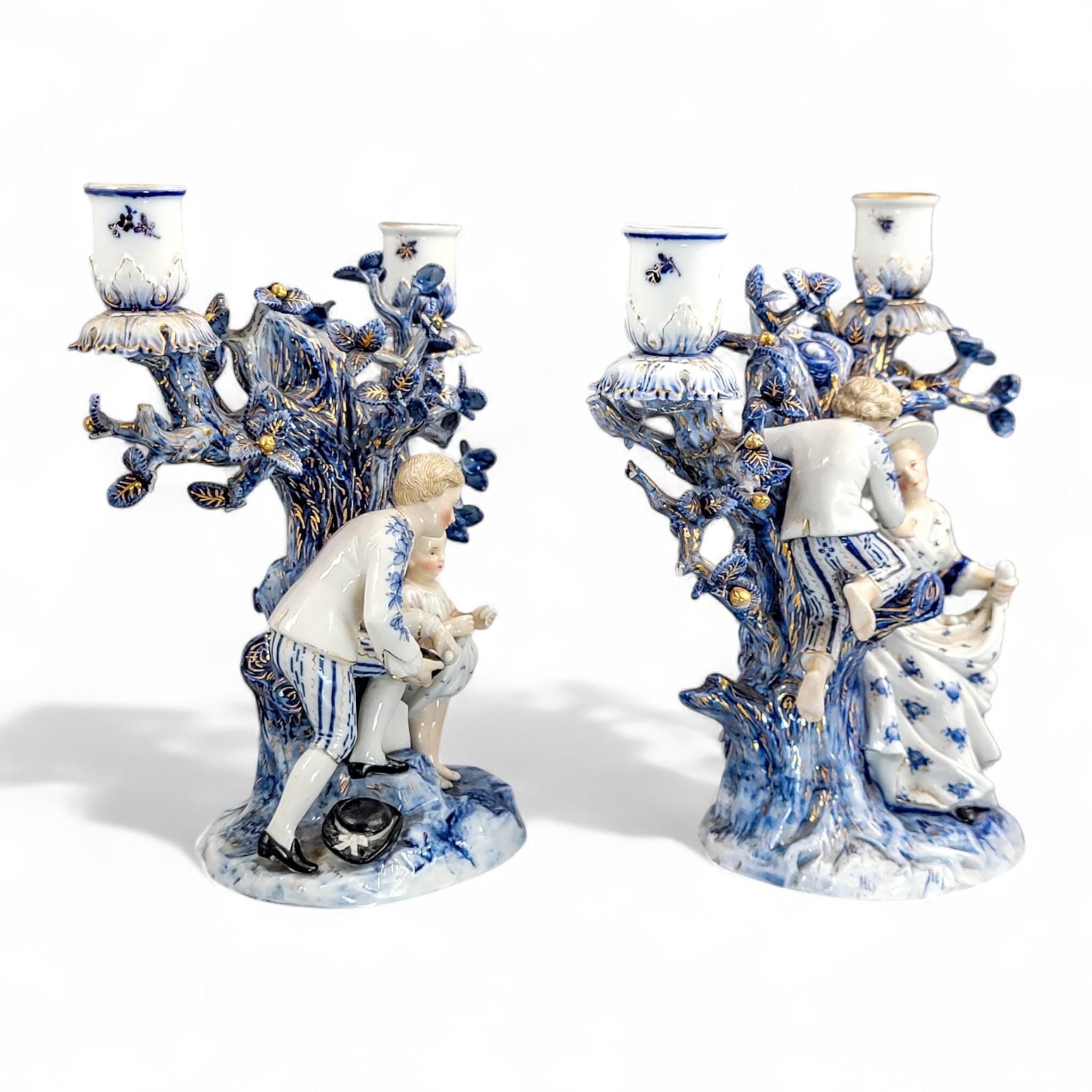 Ernst Bohne & Söhne, Rudolstadt — Pair of Figural Candelabra, c. 1878