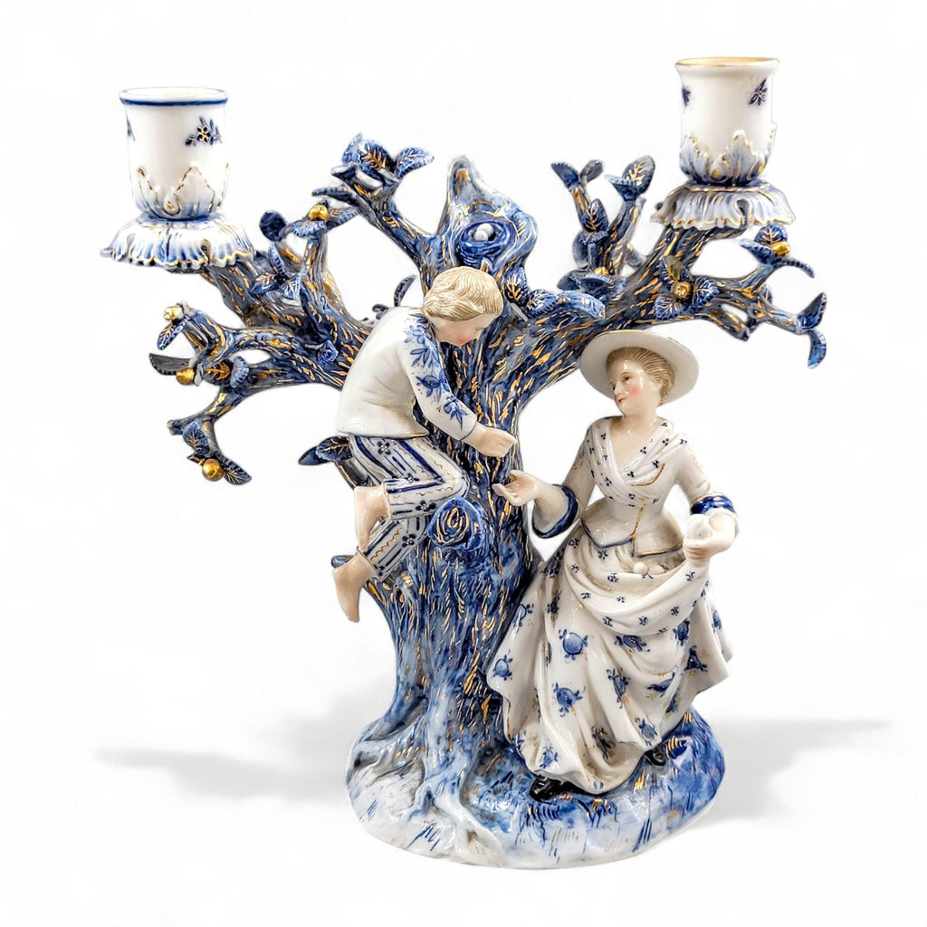 Ernst Bohne & Söhne, Rudolstadt — Pair of Figural Candelabra, c. 1878