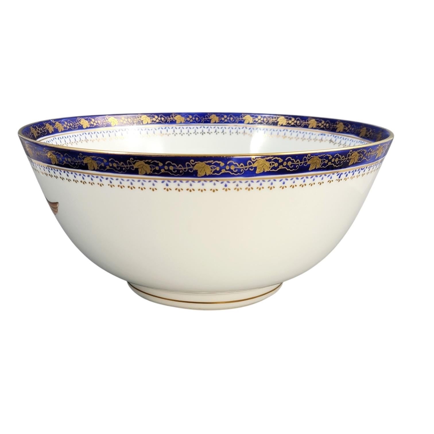 Rare American Eagle Porcelain Punch Bowl, early 20th century