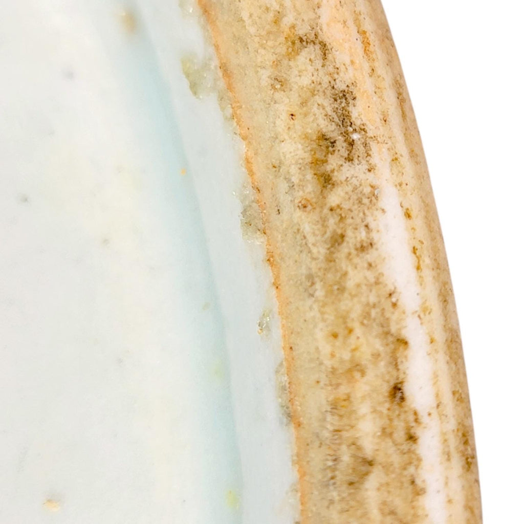 Late Yuan Longquan Celadon Dish, Chinese 14thC Molded Scroll, Ø34 cm