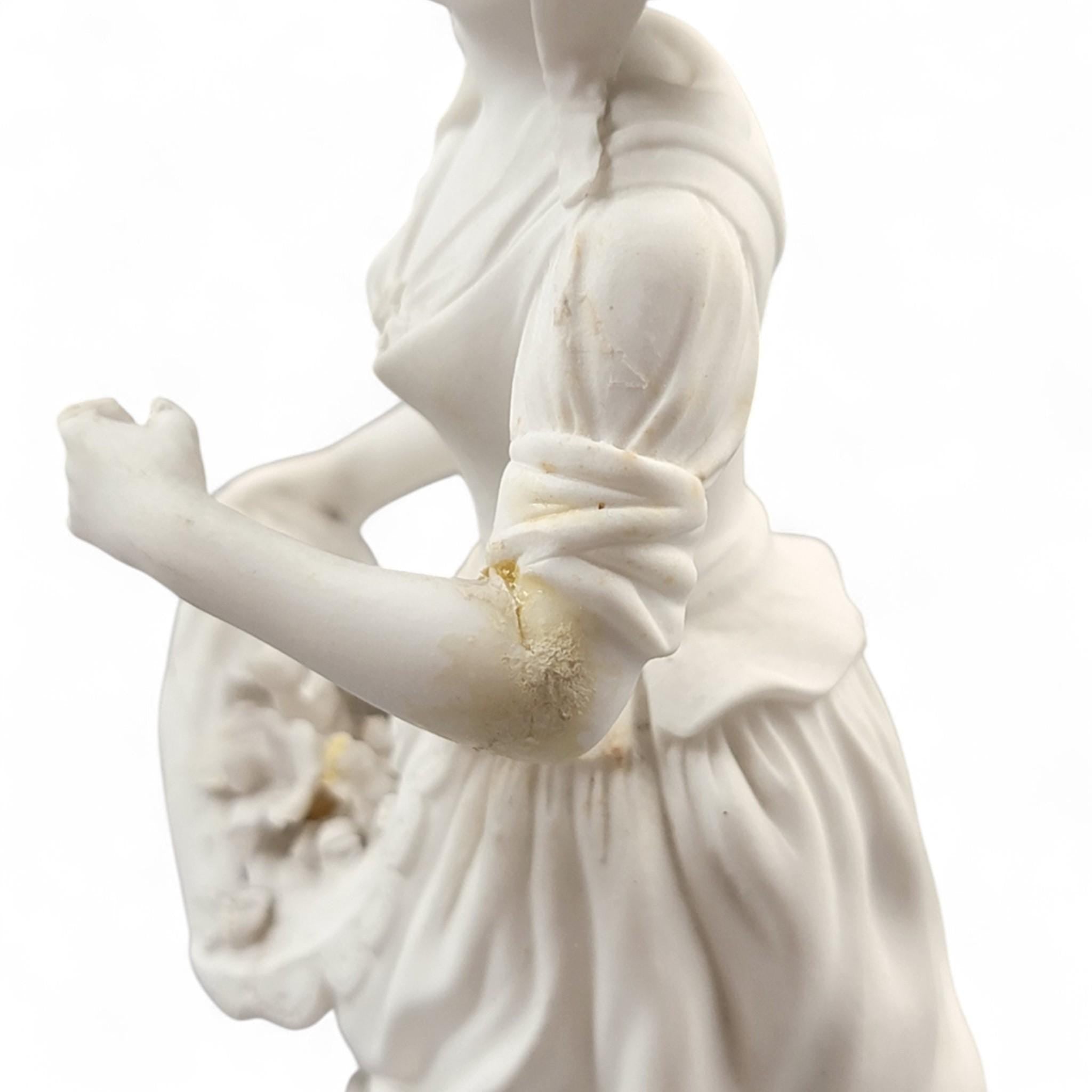 Rare Victorian Minton Parian Biscuit Figures “The Gardeners”, c.1845