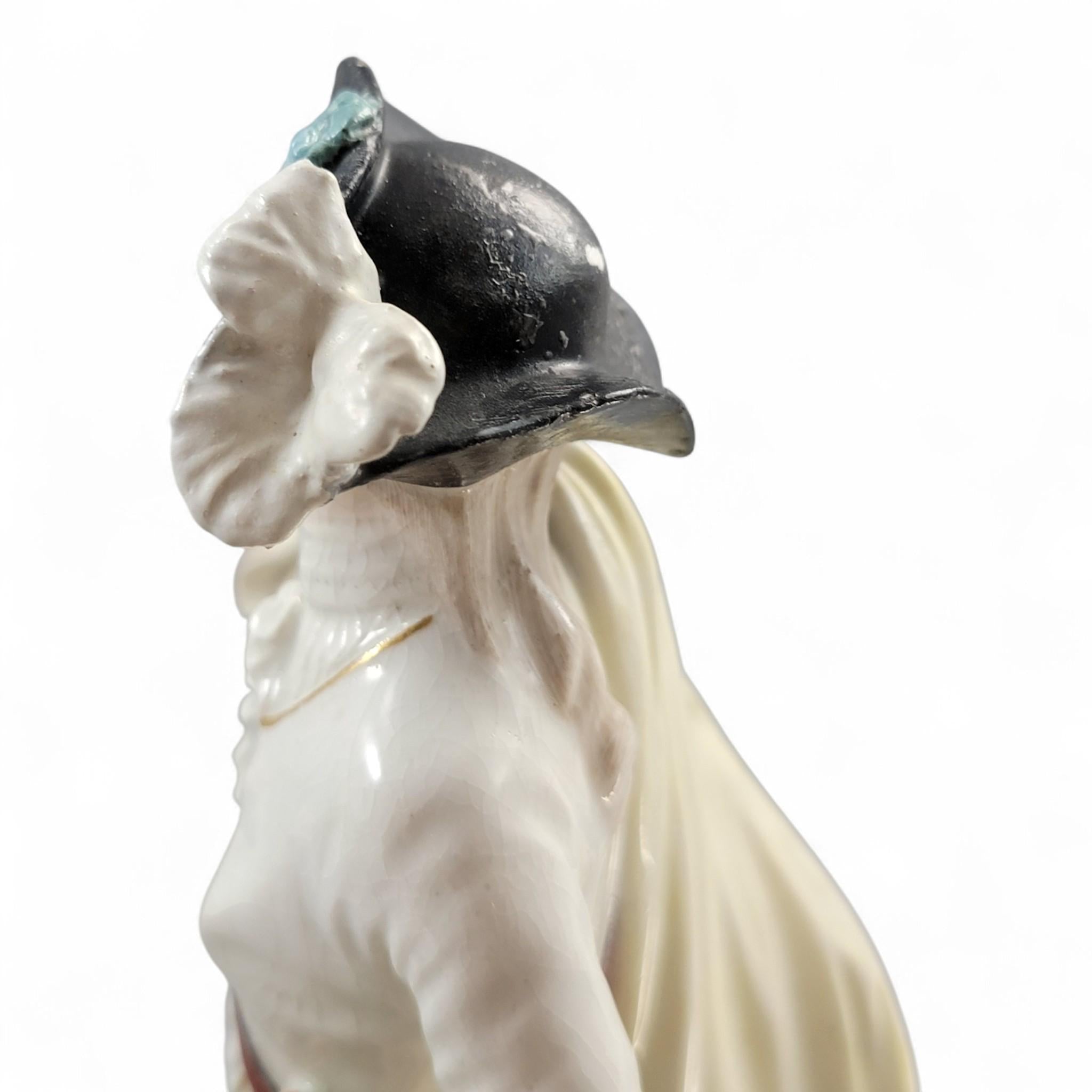 Rare Derby porcelain figures “Dresden Shepherds” c.1760 – William Duesbury, 18th century English rococo pair with lamb and dog