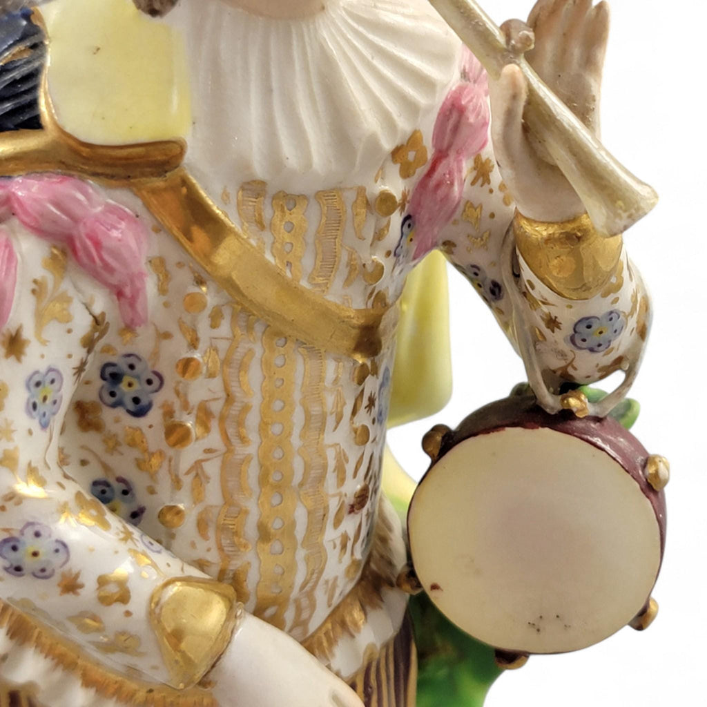 Derby “Idyllic Musicians” Porcelain Figures, Bloor Period c.1815