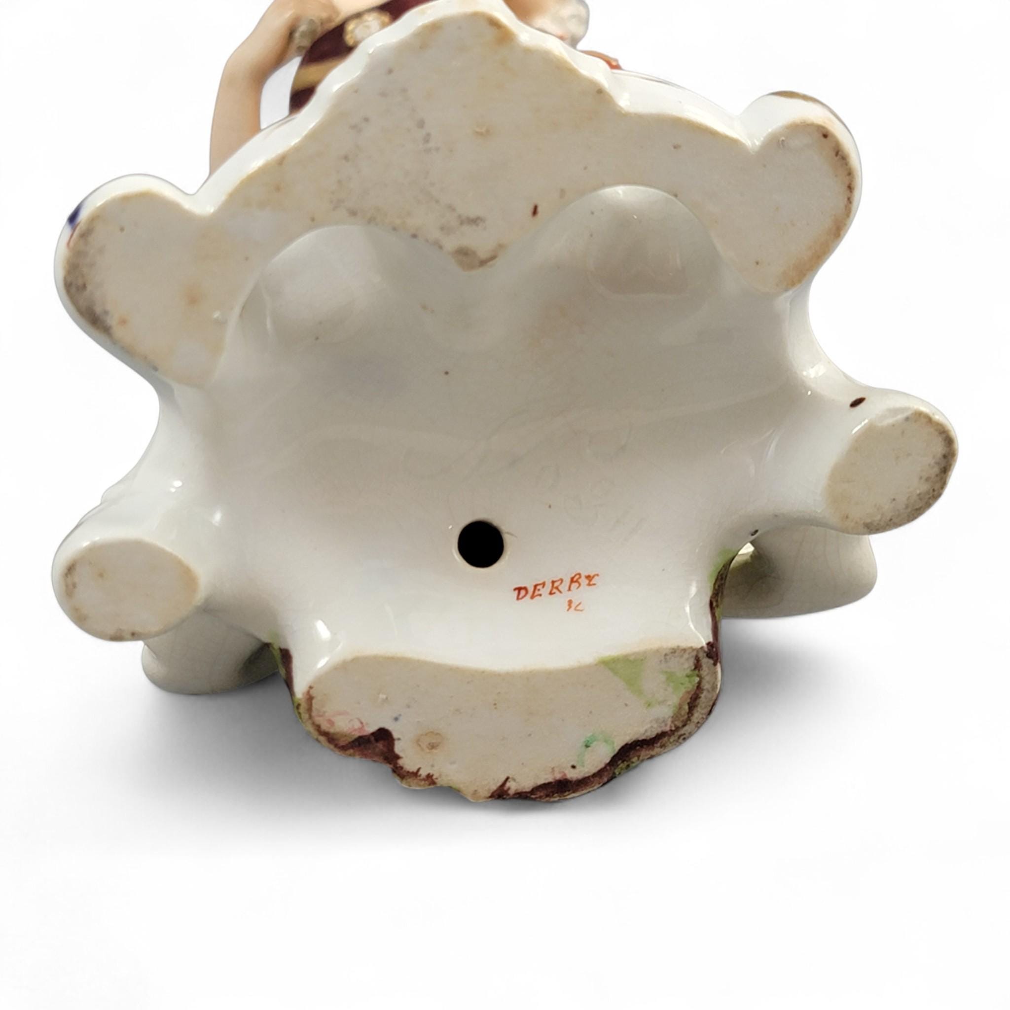 Derby “Idyllic Musicians” Porcelain Figures, Bloor Period c.1815