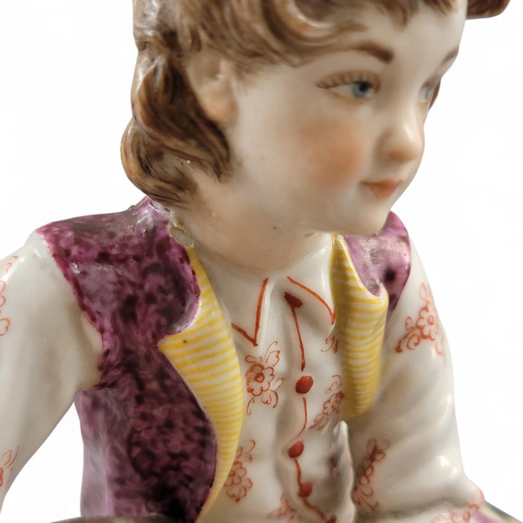 Rare early Lladro figure “Young Man at the Fountain”, handmade c.1957