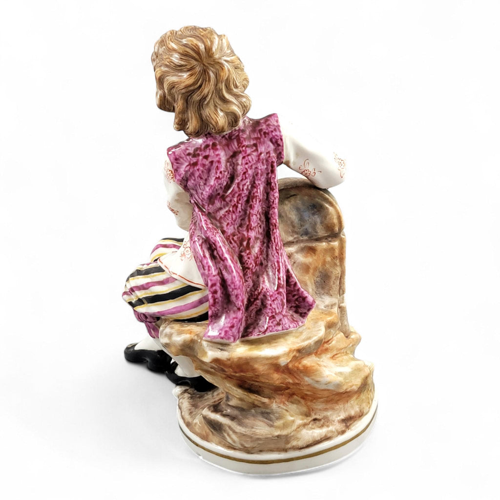 Rare early Lladro figure “Young Man at the Fountain”, handmade c.1957