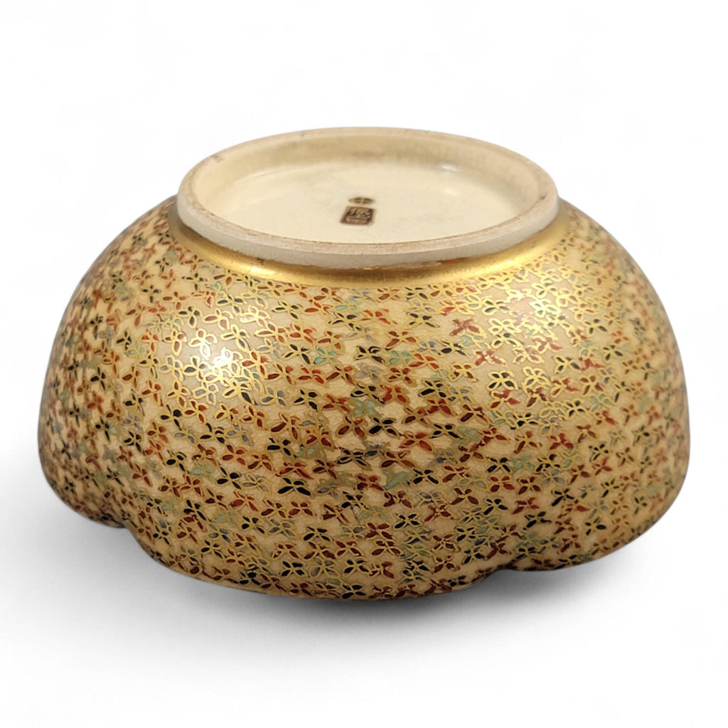 Meiji Satsuma “Thousand Butterflies” Bowl by Hododa, Yokohama, c. 1895–1910