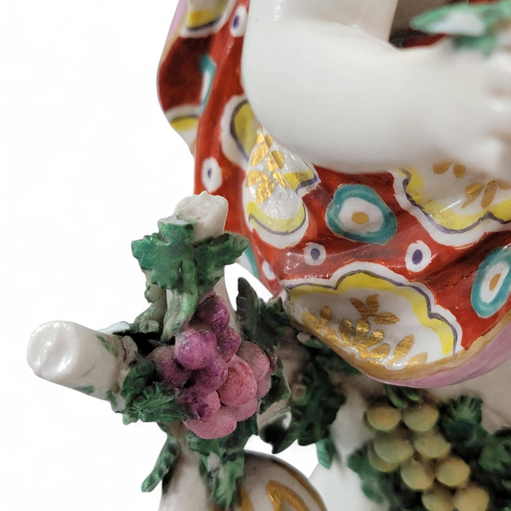 Chelsea porcelain Summer and Autumn candlesticks, late 18th century Four Seasons pair c.1775–1783