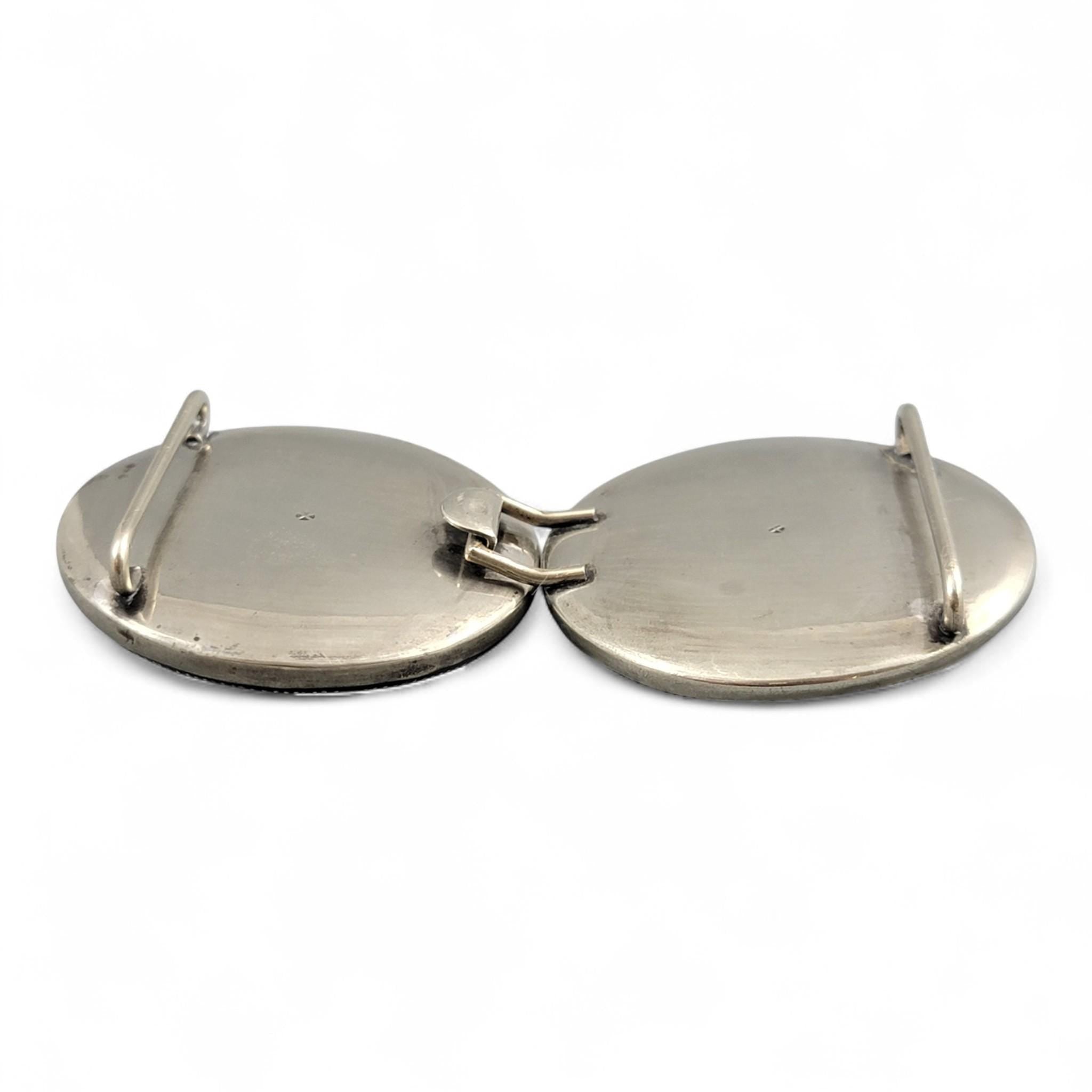 Japanese Kyō-Satsuma Silver Art Buckle, Kyoto, c.1890–1915