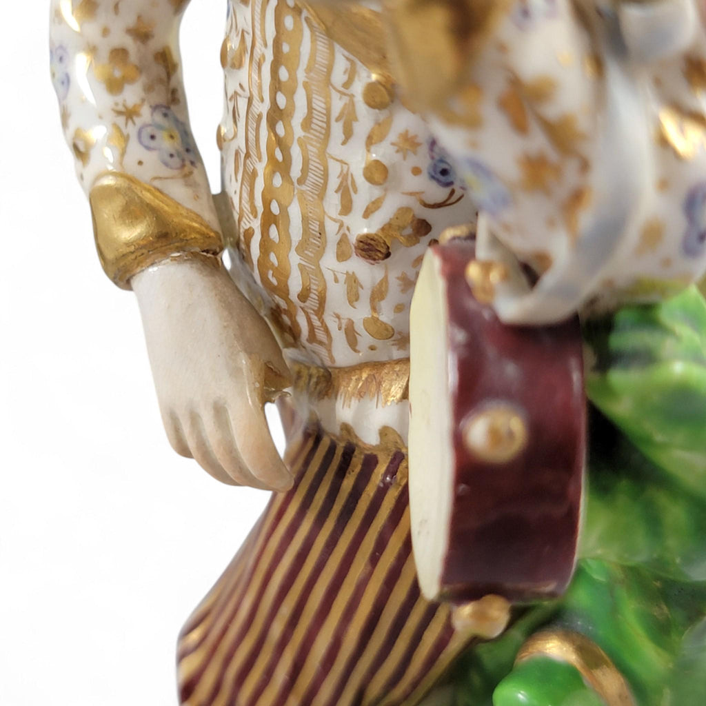 Derby “Idyllic Musicians” Porcelain Figures, Bloor Period c.1815