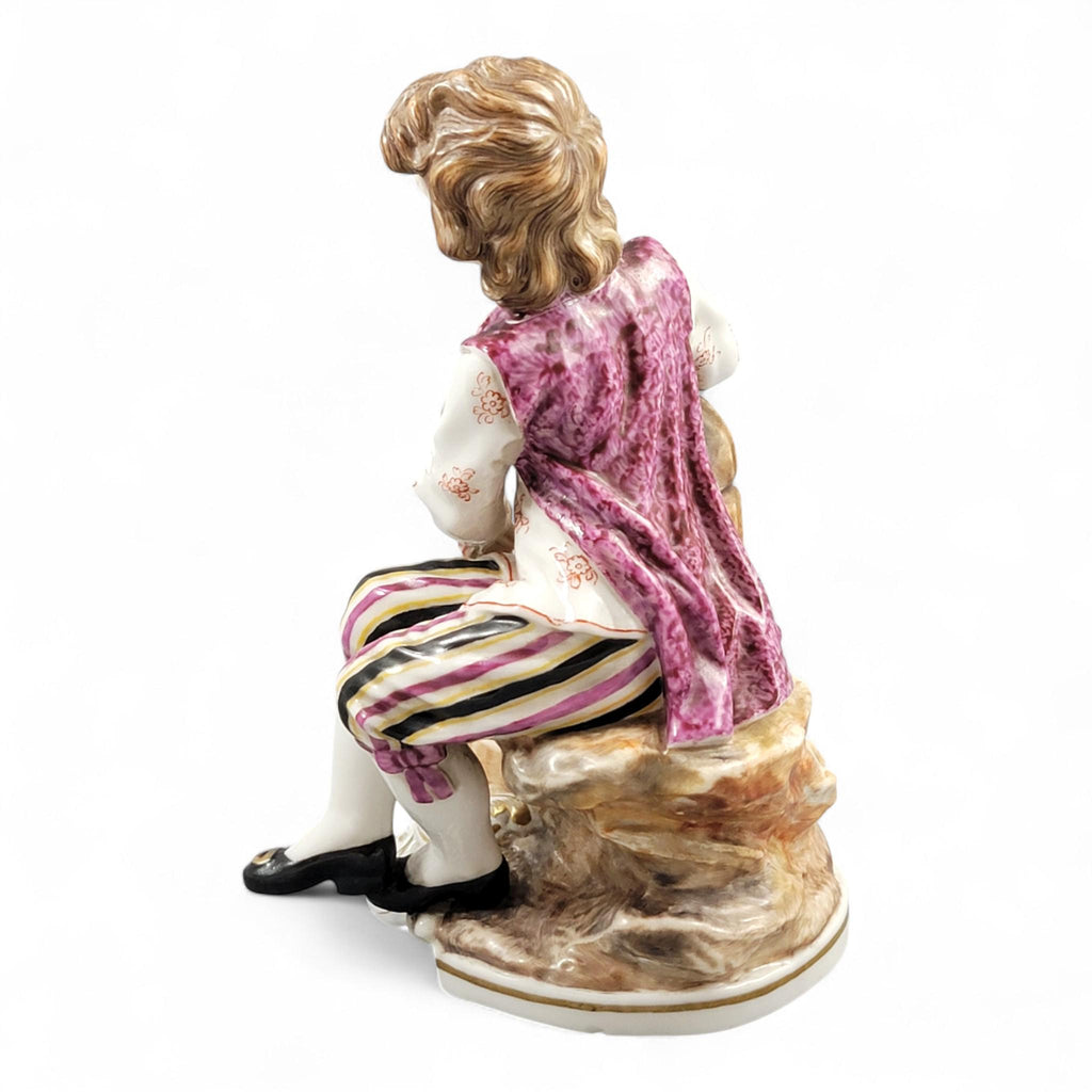 Rare early Lladro figure “Young Man at the Fountain”, handmade c.1957