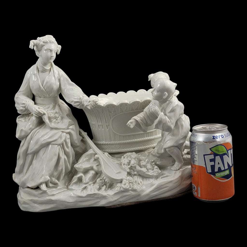 Large French soft-paste chinoiserie figure group, c.1750–1760