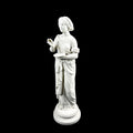 Victorian Neoclassical bisque porcelain figure, antique English 1850's