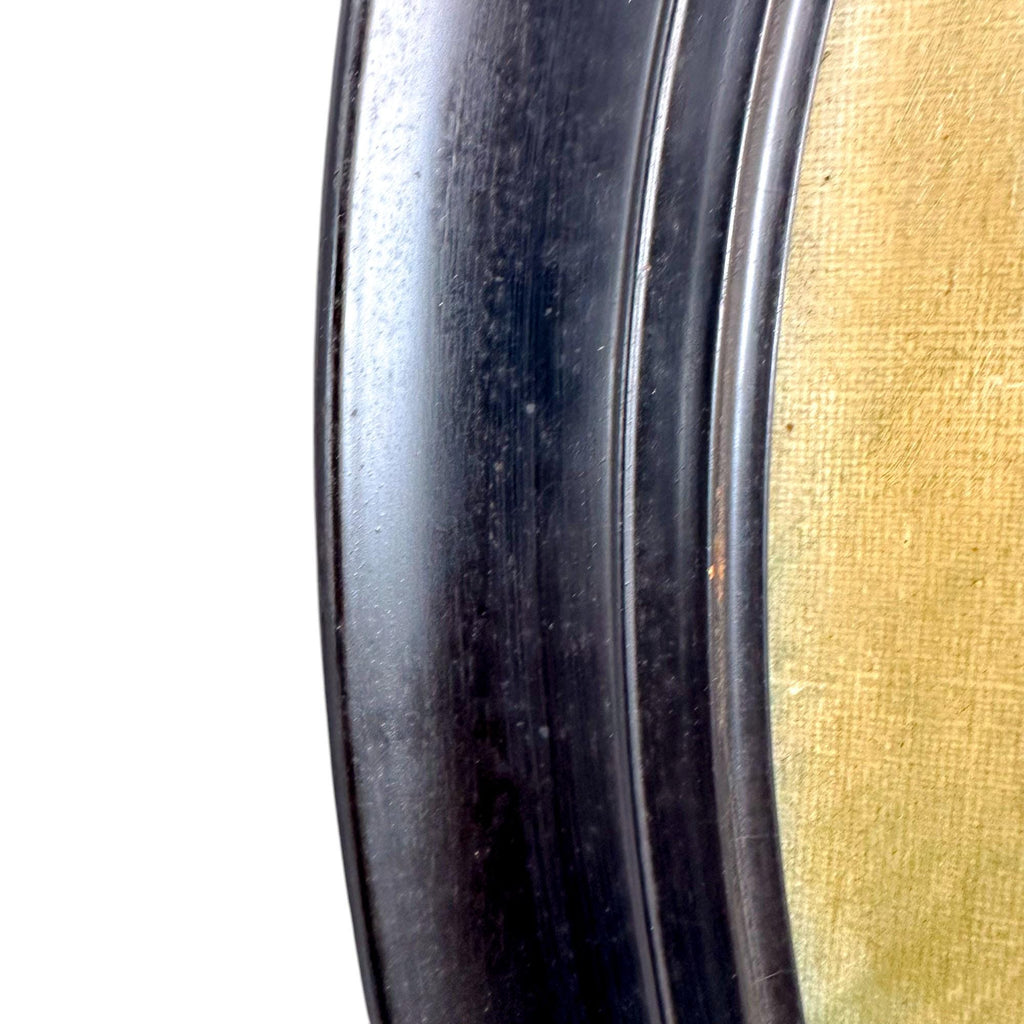 Painting “Childhood” – 1930 oil portrait by Bown Jones in oval ebonised frame