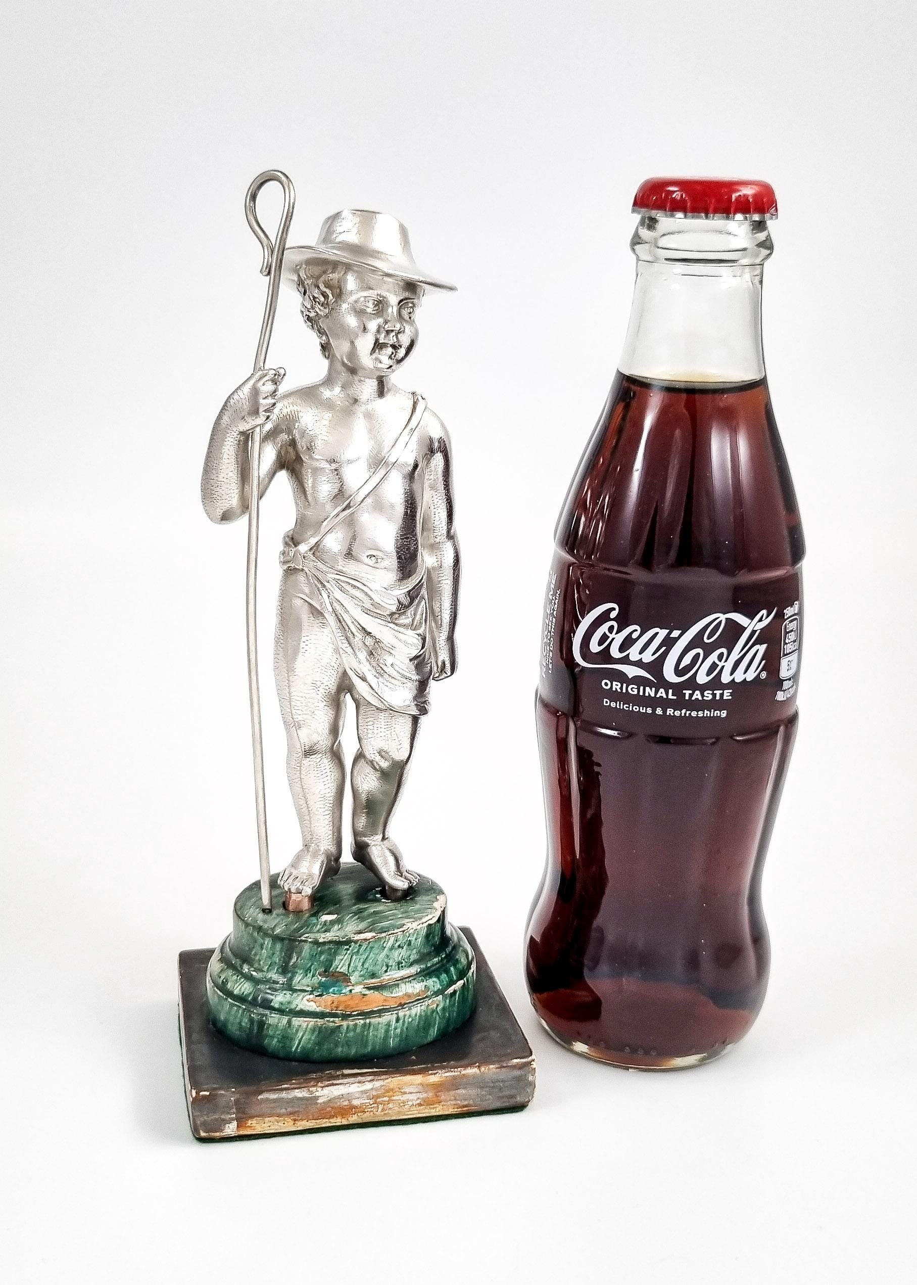 Barnard sterling silver shepherd boy figure, Victorian c. 1860s
