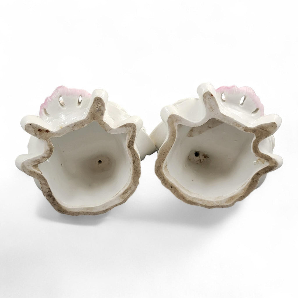 Chelsea porcelain Summer and Autumn candlesticks, late 18th century Four Seasons pair c.1775–1783