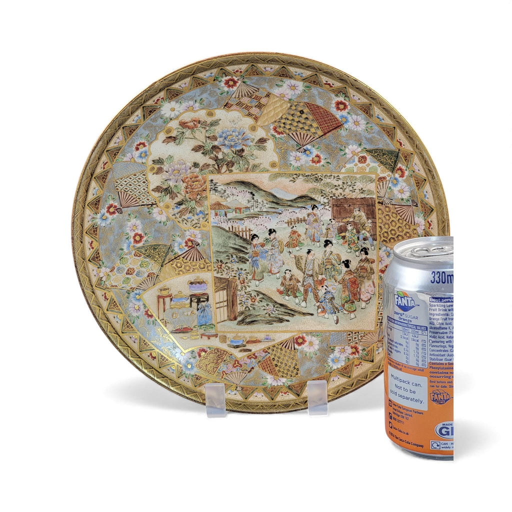 Pair of Meiji Satsuma Dishes by Shuzan for Yasuda
