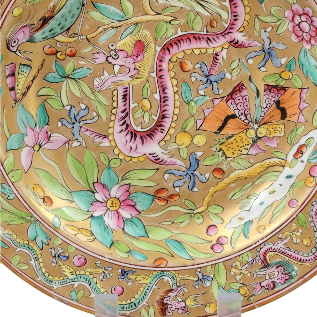 Antique Georgian Rare C.J. Mason First Period chinoiserie plate, c.1815–1820