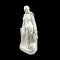 Victorian Parian classical figure with dove & cornucopia, late 19th century