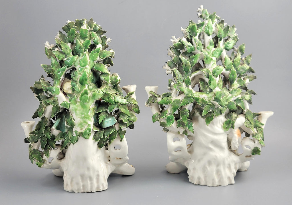 Derby Candlestick Musicians with Bocage, Pair c. 1765
